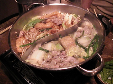 塩ちゃんこ鍋とピリ辛鍋